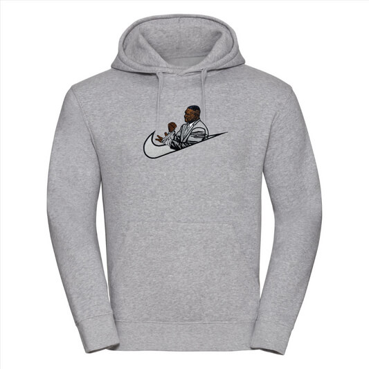 756c4c2e52d21e22aab77916f316a602d0e4958c Mike Tyson X Swoosh Hoodie - Afbeelding 1